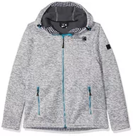 Kurtki damskie - Deproc Active bluza damska/dzianinowa polarowa Whiteford kurtka, szara (grey-white motled), 40 - miniaturka - grafika 1