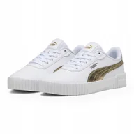 Buty sportowe damskie - Buty damskie Puma Carina 2.0 Metallic Shine puma white/puma 37.5 Eu - miniaturka - grafika 1
