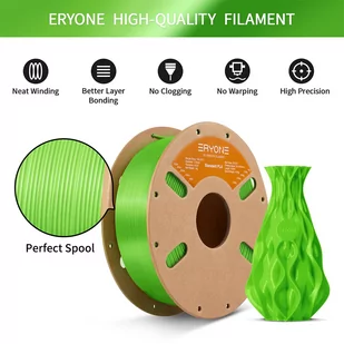 Standardowy filament PLA ERYONE 1kg – Jabłkowa Zieleń - Filamenty i akcesoria do drukarek 3D - miniaturka - grafika 4