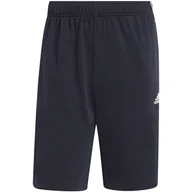 Spodenki męskie - Spodenki męskie adidas Essentials Warm-Up 3-Stripes granatowe H48434 S - miniaturka - grafika 1