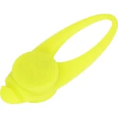 Odblaski i adresówki - AniOne Silikonowa migająca zawieszka żółty - miniaturka - grafika 1