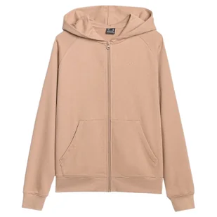 Bluza damska 4F Sweatshirt F1977 Rozmiar: S / Kolor: beżowy - Bluzy sportowe damskie - miniaturka - grafika 1