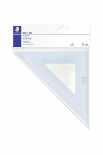 Staedtler Mars 567 Linijka biurkowa 310 mm Plastik Niebieski, Przezroczysty 1 szt. - Linijki, ekierki - miniaturka - grafika 1