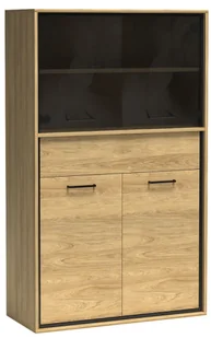 Niska witryna hikora naturalna H6-R22 - Witryny Niska witryna hikora naturalna H6-R22 - Witryny - miniaturka - grafika 1