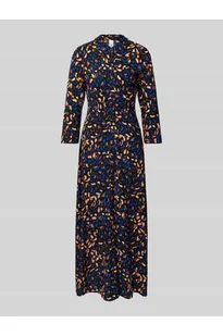 Długa sukienka z listwą guzikową na całej długości model SAVANNA - YAS - Sukienki - miniaturka - grafika 1