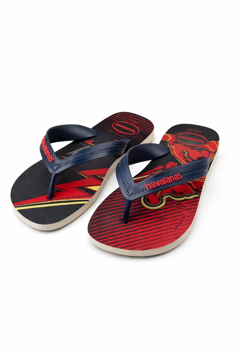 HAVAIANAS KLASYCZNE KOLOROWE KLAPKI MĘSKIE NA LATO Z NADRUKIEM 35-36 6KA
