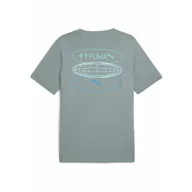 Koszulki sportowe męskie - Męska koszulka Graphics 3 Circles PUMA Green Moon - miniaturka - grafika 1