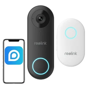 Reolink bezprzewodowy wideo dzwonek Wi-Fi 5MPx - Dzwonki i gongi - miniaturka - grafika 1