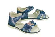 Buty dla dziewczynek - WOJTYŁKO 2S2320 granat, sandały dziecięce, rozmiary 24-27 - Wojtyłko - miniaturka - grafika 1