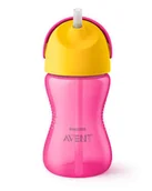 Kubki dla dzieci - SCF798/02 KUBEK ZE SŁOMKĄ 300ML GIRL - miniaturka - grafika 1