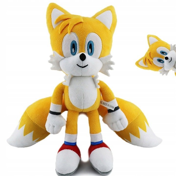 PLUSZOWA ZABAWKA SONIC THE JEŻ PLUSZOWY CIEŃ SONIC LISEK PRZYTULANKA 30 CM