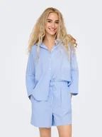 Spodenki damskie - ONLY Szorty w kolorze błękitnym - miniaturka - grafika 1