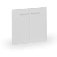 Inne meble biurowe - Drzwi skrzydłowe, para, wysokość 695 mm, białe - miniaturka - grafika 1