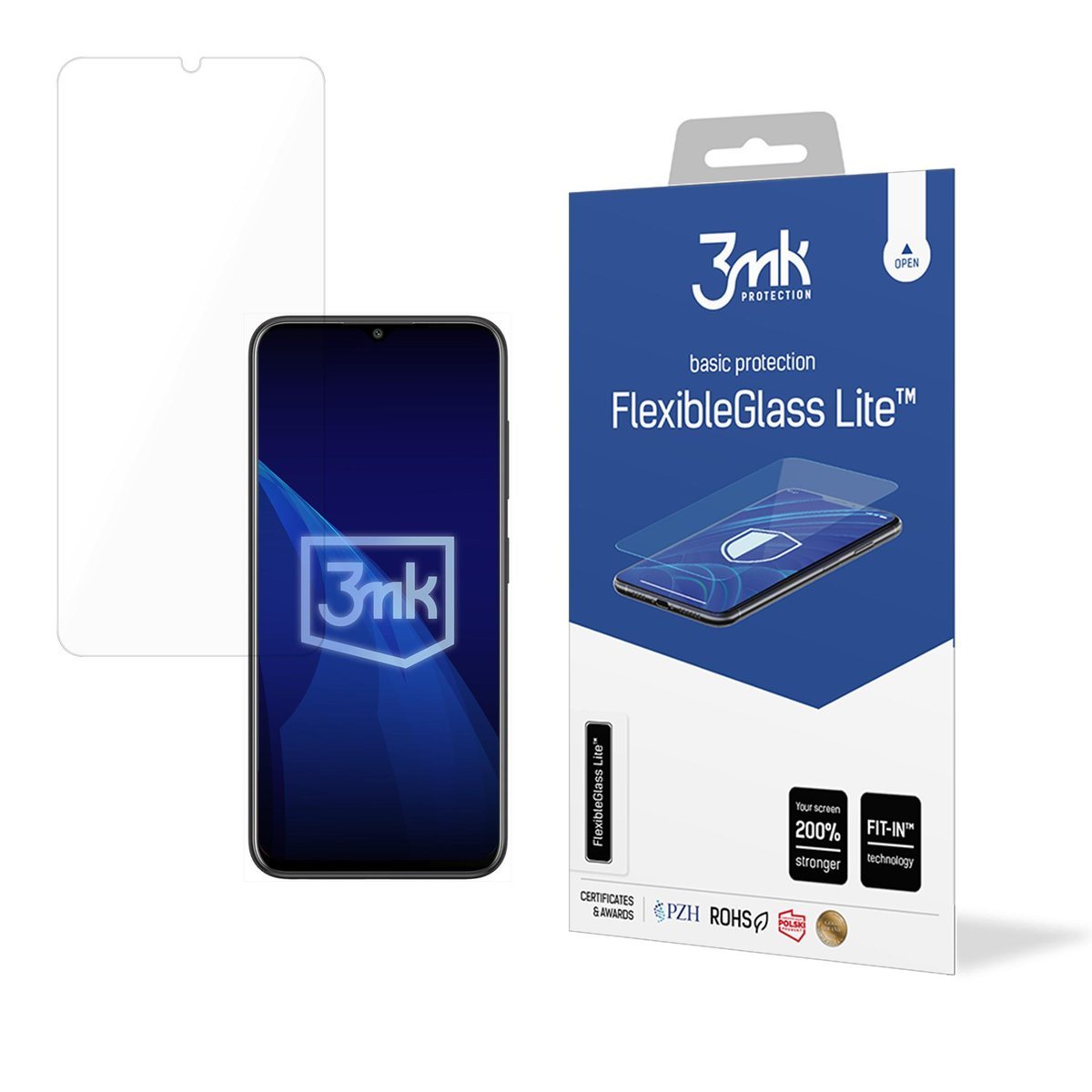 Szkło Ochronne Hybrydowe Na Ekran Zte Blade A73 4G - 3Mk Flexibleglass Lite