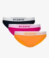 Majtki damskie - Figi damskie bikini Atlantic 3LP-178-GRA/ROZ/POM, 3-pak, gra/róż/pomar XL - miniaturka - grafika 1