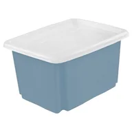 Pudła i pojemniki do przechowywania - Skrzynka obrotowa z pokrywą EmilEmilia 24 l niebieski keeeper - miniaturka - grafika 1