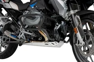 Części motocyklowe - Puig 21574P Osłona skrzyni korbowej, srebrna - miniaturka - grafika 1