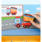 Układanki dla dzieci - Układanka magnetyczna Pojazdy Anek - miniaturka - grafika 1