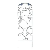 Pozostałe akcesoria do uprawy roślin - Podpora ogrodowa do roślin PTAKI 118 x 42 cm czarna - miniaturka - grafika 1