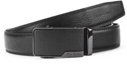 Pasek Skórzany Pierre Cardin 35 mm AUTOMAT MECHANIZM ZĄBKOWY KLAMRA "CZARNA 9" Skóra Naturalna 548 EXTRA CZARNY - Paski - miniaturka - grafika 1