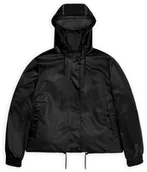 Kurtki i kamizelki sportowe damskie - Rains damska kurtka przeciwdeszczowa STRING W JACKET W3 18040 84 BLACK GRAIN M - miniaturka - grafika 1