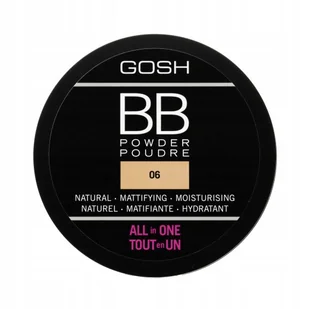 Gosh BB Powder prasowany puder 06 WARM BEIGE - Pudry do twarzy - miniaturka - grafika 1