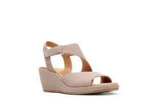 Un Plaza Sling [grey nubuck] - rozmiar 42 - Półbuty damskie - miniaturka - grafika 1