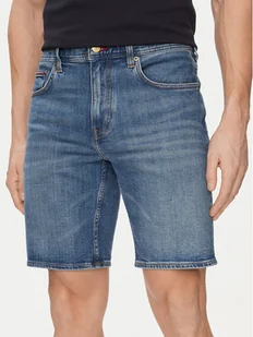 Tommy Hilfiger Szorty jeansowe Brooklyn MW0MW35172 Niebieski Straight Fit - Spodenki męskie - miniaturka - grafika 1