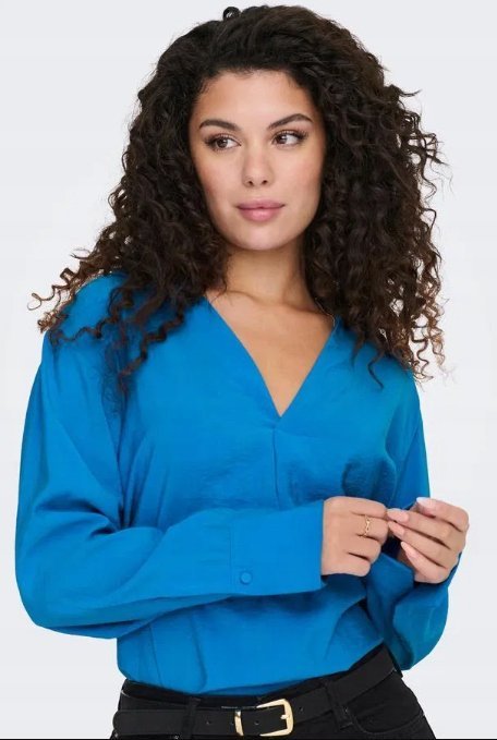 Bluzka damska koszulowa Only kolor Birlliant Blue rozmiar S