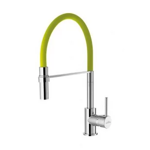 Invena Kameleon Bateria kuchenna chrom/zielona BZ-29-L08-C - Baterie kuchenne - miniaturka - grafika 1