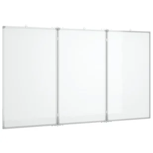 vidaXL Tablica magnetyczna, składana, 150x100x1,7 cm, aluminiowa - Tablice interaktywne - miniaturka - grafika 1