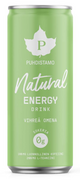 Soki i napoje niegazowane - Puhdistamo Natural Energy Drink Green Apple, Napój energetyczny, Zielone jabłko, 330 ml - miniaturka - grafika 1