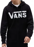 Bluzy męskie - BLUZA MĘSKA VANS CLASSIC CZARNA NA ZAMEK ROZMIAR S - miniaturka - grafika 1