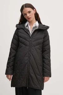 Tommy Hilfiger kurtka puchowa damska kolor czarny przejściowa WW0WW42622 - Kurtki damskie - miniaturka - grafika 1