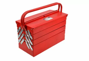 AwTools SKRZYNKA NARZĘDZIOWA METALOWA 7cz 430x200x250mm AW30988 AW30998 - Skrzynki i torby narzędziowe - miniaturka - grafika 1