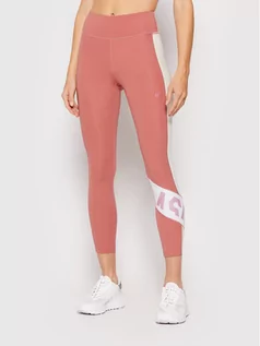 Spodnie damskie - Asics Legginsy Color Block 2032C165 Różowy Slim Fit - grafika 1