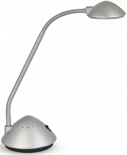 MAUL Lampka biurkowa LED MAULarc, srebrna - Lampy stojące - miniaturka - grafika 1