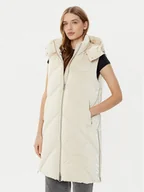 Kamizelki damskie - Guess Bezrękawnik W5RN68 WH0V0 Beżowy Regular Fit - miniaturka - grafika 1