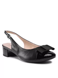 Sandały damskie - Caprice Sandały 9-29501-28 Czarny - grafika 1