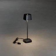 Lampy ogrodowe - Konstsmide Lampa stołowa LED Capri-Mini zewnętrzna, czarna - miniaturka - grafika 1