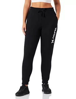 Spodnie rowerowe - Hurley OAO Core Cuff Track Spodnie, Czarne, L Kobiety, czarny, L - grafika 1