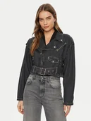 Kurtki damskie - Guess Kurtka jeansowa W5RN58 D5LF1 Granatowy Regular Fit - miniaturka - grafika 1