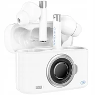 Słuchawki - ONIKUMA T18 Słuchawki dokanałowe bezprzewodowe biały - miniaturka - grafika 1