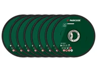 Tarcze do pił - PARKSIDE® Zestaw tarcz tnących do szlifierek kątowych (Tarcza do cięcia aluminium, 8 sztuk) - miniaturka - grafika 1