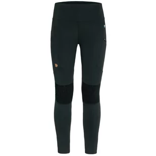 Damskie legginsy Fjällräven Abisko Trekking Tights HD W Rozmiar: M / Kolor: czarny - Spodnie sportowe damskie - miniaturka - grafika 1