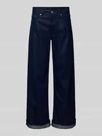 Spodnie damskie - Jeansy z szeroką nogawką z mieszanki bawełny model ‘LINA SHINE’ - miniaturka - grafika 1