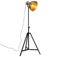 Lampy stojące - vidaXL Lampa stojąca, 25 W, antyczny mosiądz, 61x61x90/150 cm, E27 - miniaturka - grafika 1