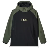 Kurtki męskie - Męska kurtka softshellowa 4F Softshell Jacket M255 Rozmiar: XL / Kolor: czarny/zielony - miniaturka - grafika 1