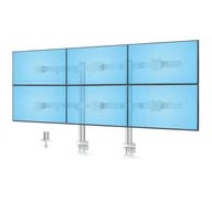 Uchwyty do monitorów - StarTech 6-MONITOR-ARM-A uchwyt / stojak do monitorów 81,3 cm (32") Biurko Biały 6-MONITOR-ARM-A - miniaturka - grafika 1