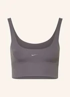Biustonosze - Nike Biustonosz Sportowy Zenvy grau - miniaturka - grafika 1